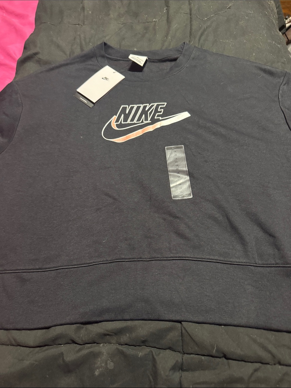 NWT nike cropped sweatshirt size 1x